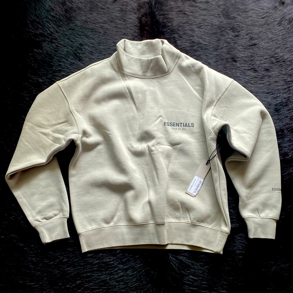 Essentials Fear Of God Mock neck Sweatshirt Fleece XS NWT
